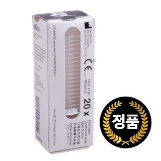 브라운 귀체온계 필터 20개입 LF20 귀체온계팁 렌즈필터 리필팁 필터캡 커버 IRT 6030 6510 6525 전용, 1개