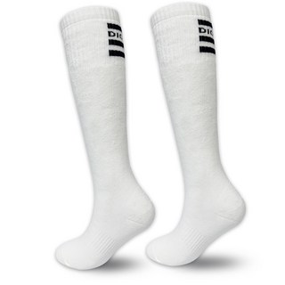 디오썸 파일 컬러 스키양말 윈터스포츠 기능성 니삭스, 1개, 화이트