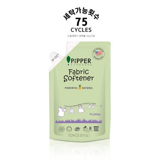 [피퍼스탠다드] 파인애플 발효액 섬유유연제, 플로랄 750ml 리필파우치, 1개, 750ml