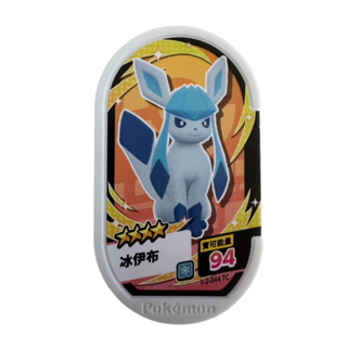 Pokémon Mezastar 寶可夢 2彈卡匣 冰伊布 1-2-044 模型卡片 收藏珍品, 1個