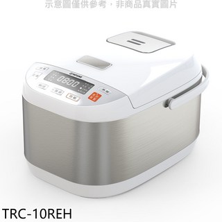 TATUNG大同 TRC-10REH多功能電鍋，一鍵操作，預約定時，輕鬆烹煮多樣米飯, 白色, TRC-10REH