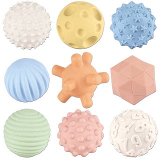 오즈토이 쿠션볼 말랑 소프트 촉감 볼 9종 세트, 628-100, 1세트