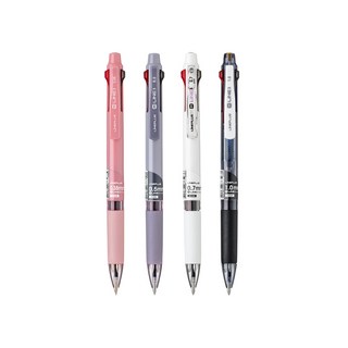 라인플러스 M라인3 3색볼펜 0.38mm 1자루, 1개, 블랙