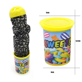 쿠쿠스토어 재미 있은 장난 감자 뱀 점프 할 수 있습니다 공포 개그 만우절 파티 소품 트릭 농담 선물, 01 싱글 사이즈, 01 S Catapult box