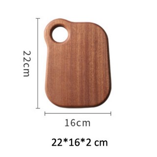 實木烏檀木菜板水果板麵包板木質切菜板砧板案板, 1個, 【整木--寶寶輔食專用】環形小菜板,不規則形