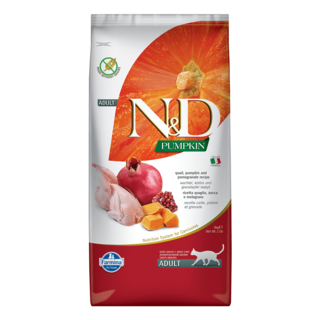 Farmina 法米納 天然南瓜無穀系列 PC1 全齡貓 鵪鶉石榴, 5kg, 1包, 混合口味