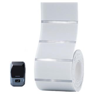 精臣M2標籤紙 熱轉印貼紙 台灣總代理公司貨 原廠營養標示, (M2) ET40*20-325透明, 透明