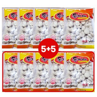 미니돈까스 한입 꼬마 돈가스 반찬 도시락 커틀렛 돈카츠 냉동 국산 돼지고기 소풍 급식 대용량 식당 업소, 미니돈까스(1Kg) X10, 1개, 1kg