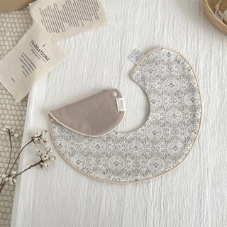 寶寶純棉六層紗圍兜 雙面口水巾 嬰兒防吐奶圍兜 I96014, 維多利亞, 1個