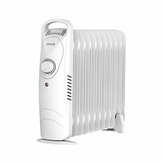 冬季智選【DIKE】 HLE600 機械式油燈 智能恆溫葉片式 寵物取暖 傾倒斷電裝置 恆溫電暖器 11葉片無噪取暖, 1個, 白