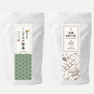 植人主義 純日本靜岡抹茶/荷蘭深可可粉 無糖高蛋白粉 (200g) 大豆蛋白 豌豆蛋白, 1個, 濃郁深可可粉 200g（產地：荷蘭）, 200g