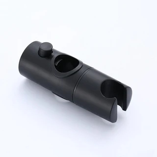 샤워기 연장봉 ABS 교체 샤워 레일 헤드 거치대 조절 가능한 클립 브래킷 슬라이더 욕실 제품 5 가지 색상, 01 Black