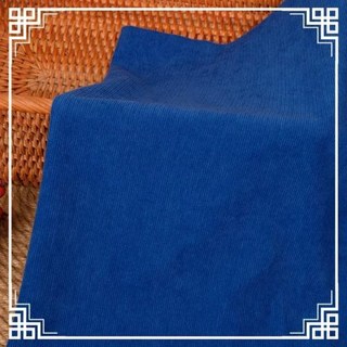 가방 드레스 코트 바지 신발 소파 커버에 대한 미터로 녹색 고급 코듀로이 원단 Diy 천 부드러운 주름 방지 핑크 블랙 레드, 100X150cm, Royal blue 21 strips