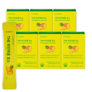 닥터루템 브로멜라인 효소 파인애플 발효 효소 소화효소제 소화효소 가루 브로멜린 식약청인증, 90g, 8개