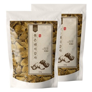 국산 볶은 돼지감자 차, 2개, 500g