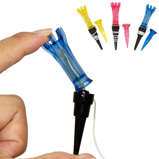 레이즌 드라이버 골프티꽂이 45mm 비거리향상 분실방지 9개세트, 옐로우3개+블루3개+핑크3개, 1개