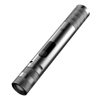 레몬 전기충격기 손전등 호신용 셀프디펜스 여성용 강력 라이트 충전식 미니 캠핑 경보기능, 블랙