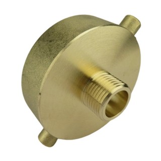 고압 호스 연결을 위한 2 1/2인치 NST 암컷에서 3/4인치 수컷 황동 소화전 어댑터, 1개