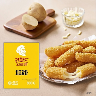 리차드고로케 치즈감자 900G 크로켓 맥주안주 야식 홈파티음식 캠핑 모짜렐라치즈, 1개