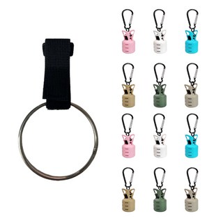 [선경] 에기훅캡 12개 카라비너 링 세트 이카라비너, 1개