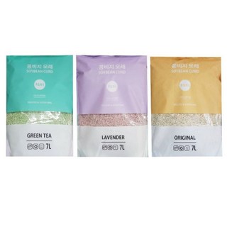 PANI 豆腐砂 7L 天然豆腐貓砂 (可沖馬桶 無塵 多種香味), 2.8kg, 1個, 薰衣草