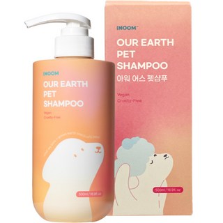 이눔 아워어스 알러지 FREE 저자극 강아지 샴푸 플로럴향, 500ml, 1개