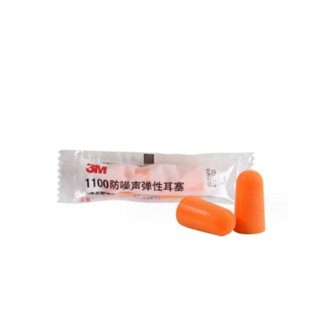3M耳塞 現貨速發 柔軟貼合 抗噪降噪 隔音耳塞 舒適耐用 正版睡眠游泳靜音, 1個, 3M 1100 隔音耳塞【橘色】1副, 1雙
