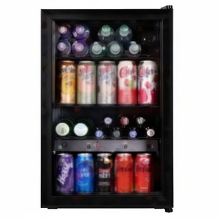 하이얼 홈바 다용도 쇼케이스 미니 냉장고 70L, 블랙, Hsc70MDB/FRIDGE