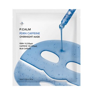 피캄 PDRN 카페인 히알루론산 오버나이트 겔마스크, 1개, 4개입