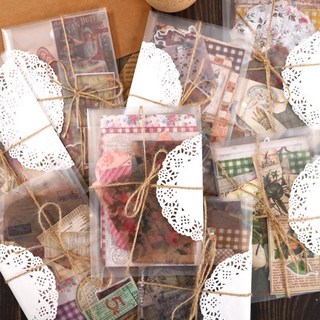 클래식 빈티지 배경지 스티커 다꾸 다이어리꾸미기, 8.디저트 (ST-1120)