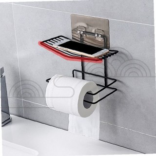 욕실 선반 화장실 휴지걸이 벽 부착 방수 단단 수건 걸이, 1개