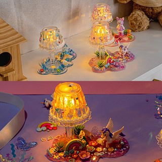 데코덴 DIY 무드등 만들기 꾸미기 키트 세트 수면 인테리어 아크릴 조명 선물, 유니콘