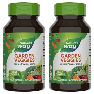 네이쳐스웨이 가든 베지 12 베지 블렌드 베지테리안 캡슐, 2개, 60정