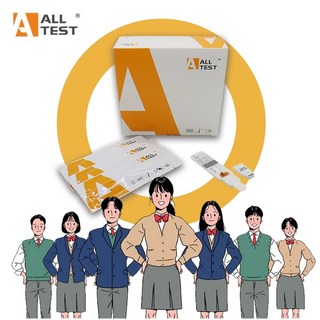 니코틴 검사 키트 코티닌 테스트 흡연 체크 초간편 검사 신속 결과 소변 없이 타액 검사, 5개입, 1개