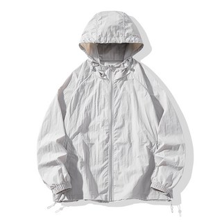 UPPERCUT 공용 라이트웨이트 경량 바람막이 후드 집업 윈드브레이커 자외선차단