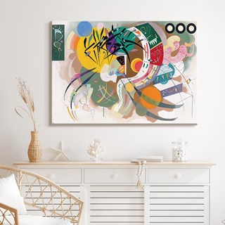 더 아트 컴퍼니 추상화 바실리 칸딘스키 유명 명화 그림 액자 포스터 우뇌 발달 창의력 향상 공부방 거실 60종 (1-30번), 20. WK-뛰어난 곡선 II