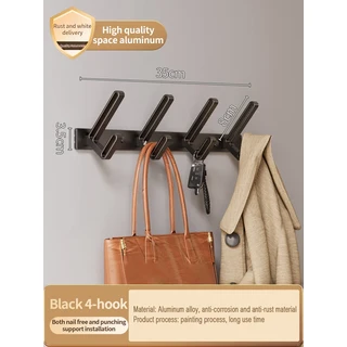 문짝지그 드릴 없음 벽 옷 화장실 공간 문 걸이에 알루미늄, 17 ABLA 4 HOOK