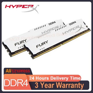 HyperX DDR4 Ram 8GB 16GB 32GB 3600MHz 3200MHz 2666MHz 2400MHz 2133MHz DRAM DIMM 메모리 288핀 흰색 Ra, 1개