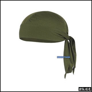 野戰搖滾 高品質萊卡海盜頭巾 海盜帽 黑色蟒蛇迷彩 重機頭盔內襯套