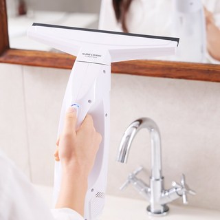 세인트리빙 쓱퀴지 전동 스퀴지 무선 욕실 화장실 물기 제거 유리창 닦이, 쓱퀴지 화이트, 1개