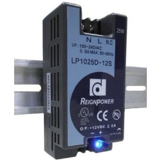 REIGNPOWER LP1025D-12S 25W 12V 2.1A 導軌型電源供應器 NDHouse, 1個, 【1~19台】訂購單價