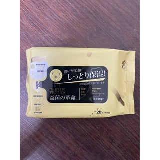 益菌革命 益菌棉柔濕式衛生紙 20抽 私密處/臀部適用 可沖馬桶 抗菌保濕 益生菌配方, 1個, 臀部【包裝黃色】, 20