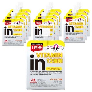 MORINAGA 森永 in綜合維他命果凍 鳳梨口味, 12包