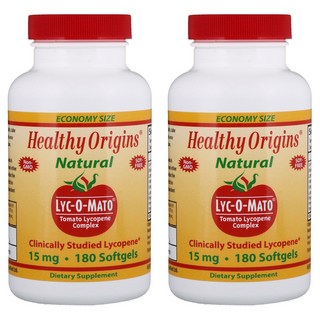 Healthy Origins Lyc-O-Mato番茄萃取紅素複合軟膠囊 15mg, 180顆, 2罐