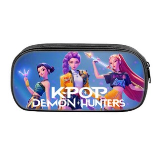 도매 악마사냥꾼 필통 K팝 악마사냥꾼 초중고생 어린이 필통 수납가방, 걸그룹골든