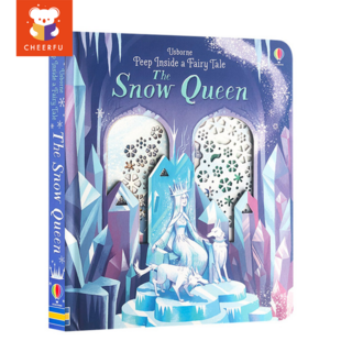 Usborne Peep Inside Books 시리즈 교육용 그림책 유아 영어 학습 보드북, snow queen