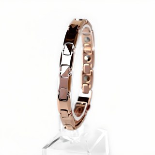 진주모아 99.9998% 스퀘어 남녀 공용 게르마늄 건강팔찌 BSQRB-01, 1개