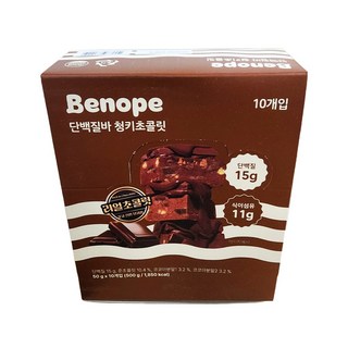 베노프 단백질바 청키초콜릿, 50g, 30개