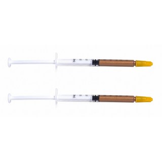 Halnziye 散熱膏 HY-610 電腦CPU/GPU高效散熱 優異熱傳導 穩定降溫 延長硬體壽命, 1個, 1G二支$15, 金色