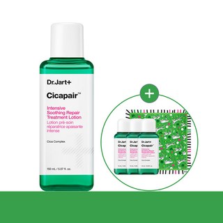 닥터자르트 피부자극진정 시카페어 인텐시브 수딩 리페어 트리트먼트 로션 150ml +트리먼트로션15mlx3/타이거스카프